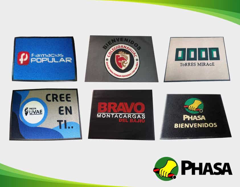 Tapetes con logotipo