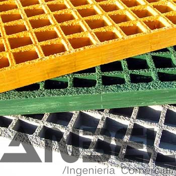 Rejillas de fibra de vidrio