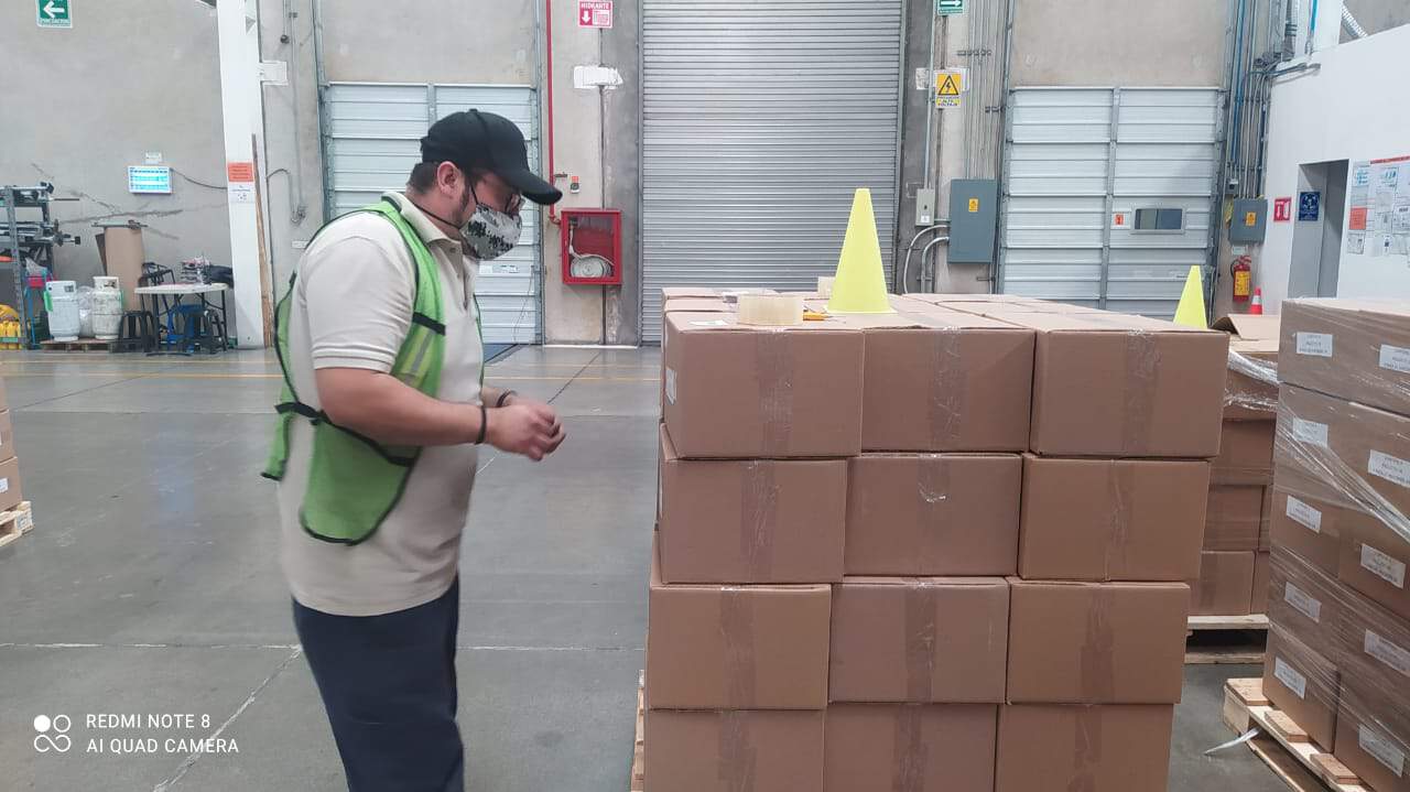 Almacén de materia prima farmacéutica