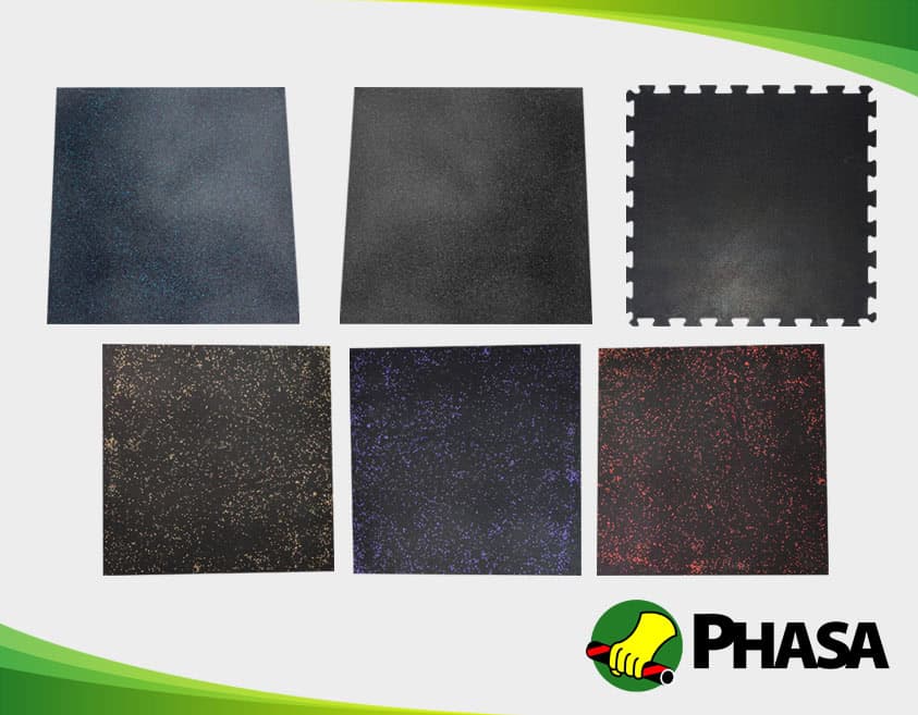 Placas de Hule para Gimnasio- PHASA