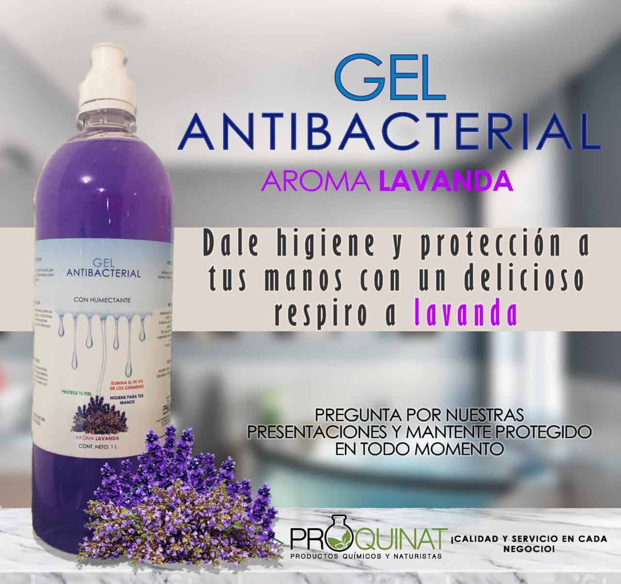 Geles antibacteriales