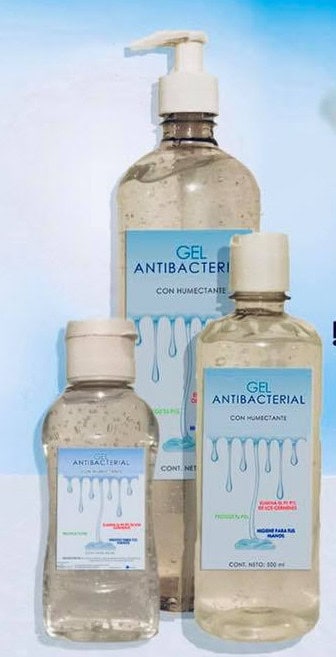 Geles antibacteriales