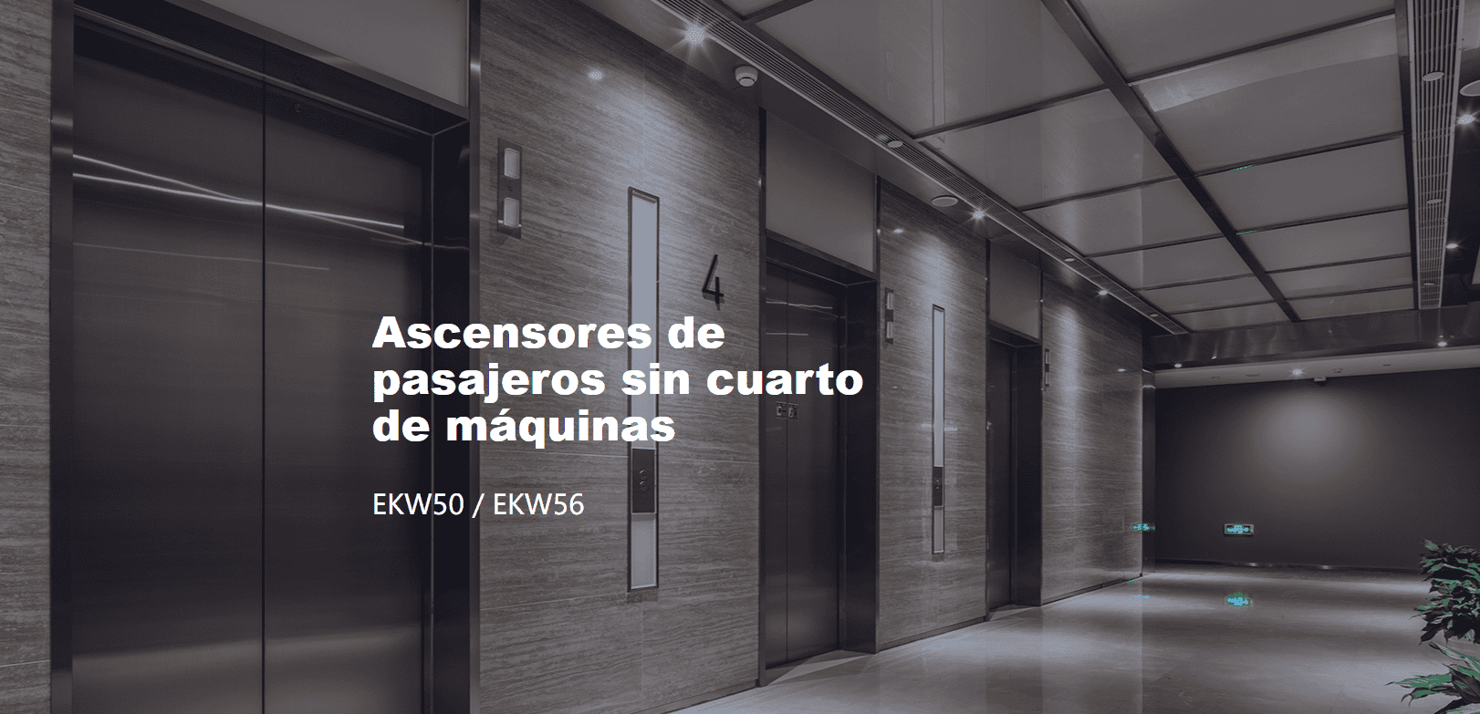 Ascensor de pasajeros para oficinas