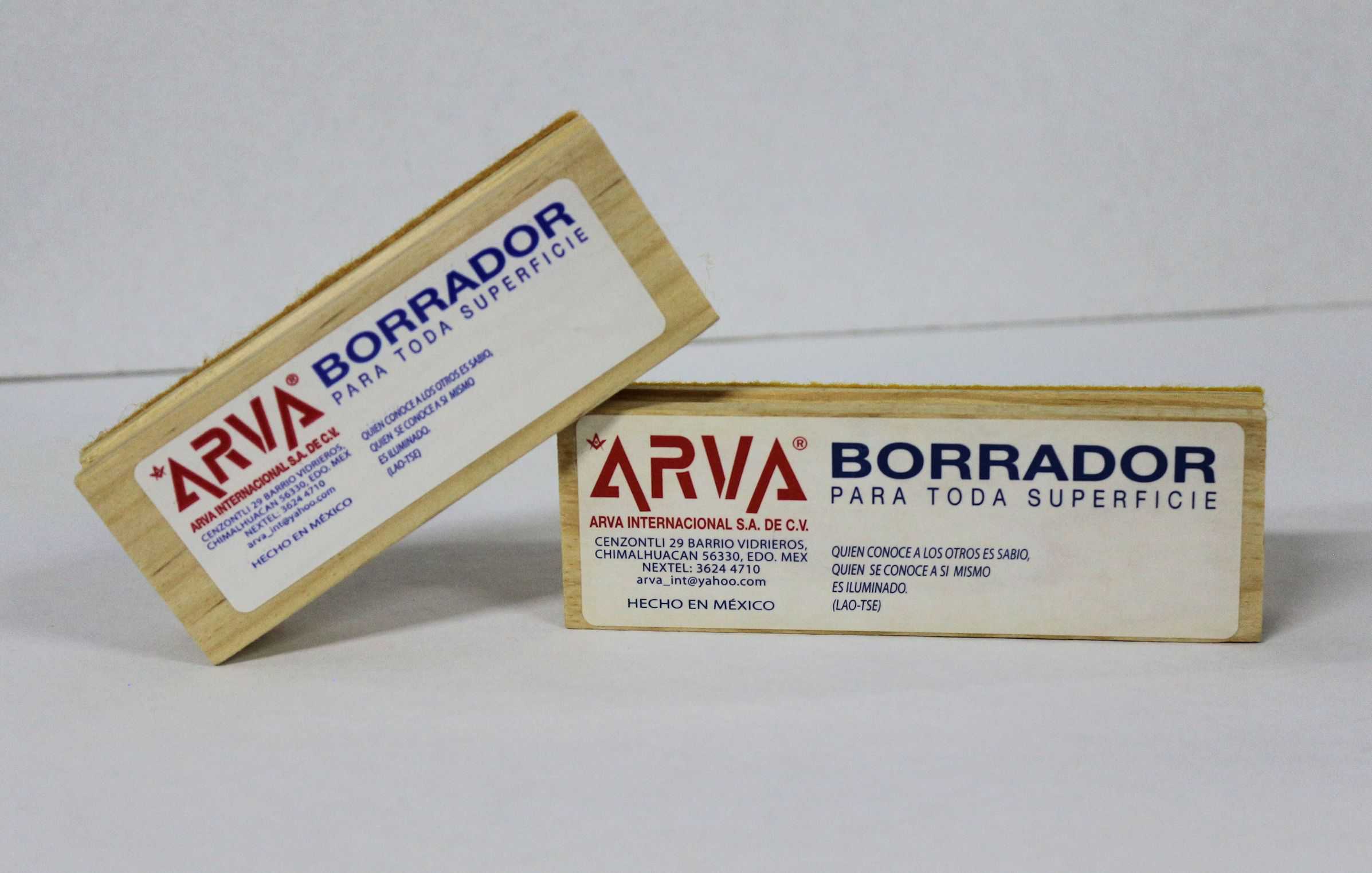 BORRADORES DE MADERA CON O SIN IMÁN