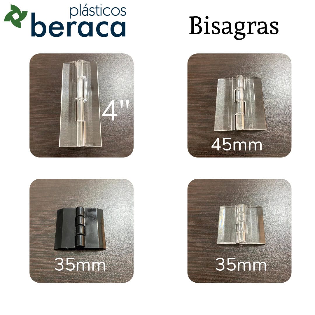 Bisagras de Acrílico 