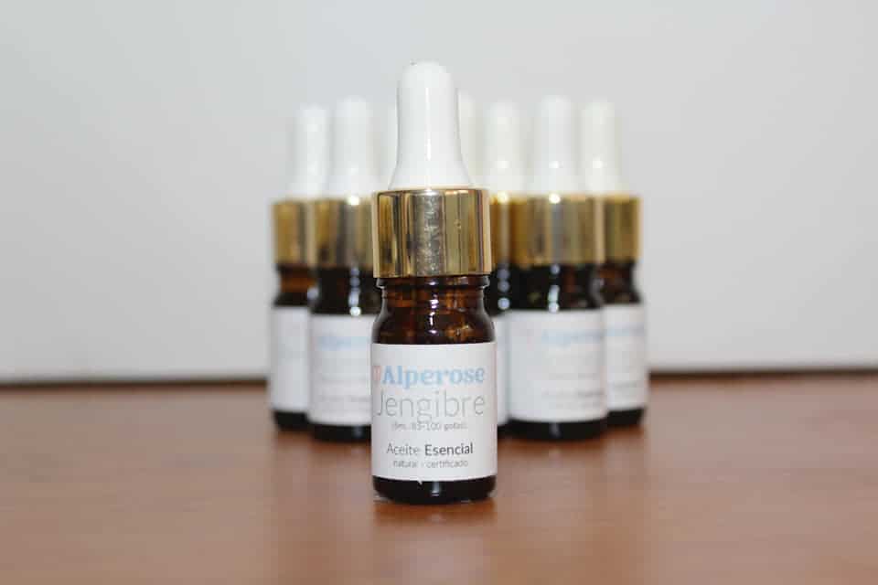 Botella ámbar con gotero de vidrio, de 5ml