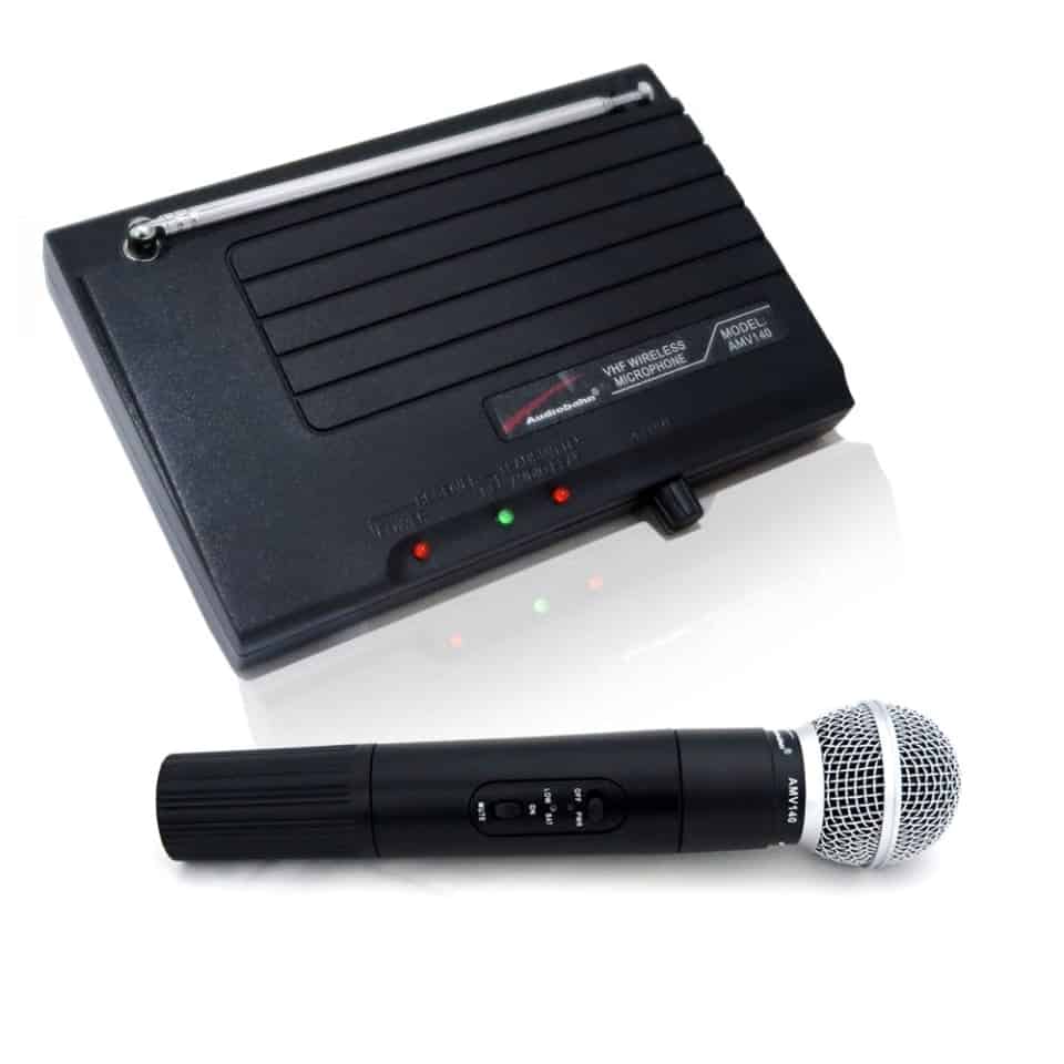 MICROFONOS CON ESTUCHE PORTABLE AUDIOBAHN