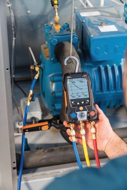 Nuevo manómetro de refrigeración Testo 550s