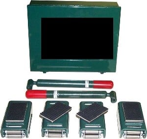 Tortugas de carga juego con 4 piezas, con estuche y manerales