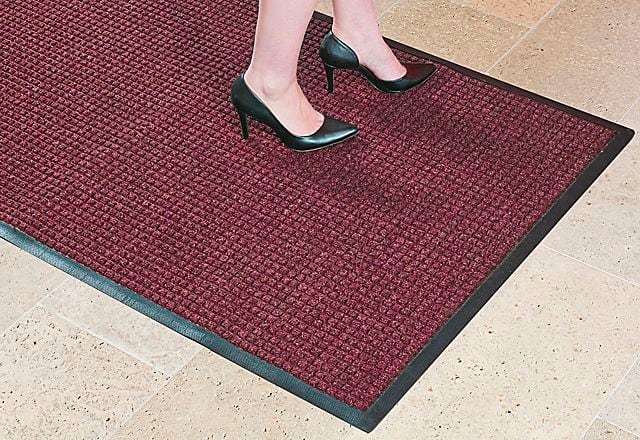 Tapete sanitizador de calzado con o sin publicidad en alfombra retenedor de polvo 