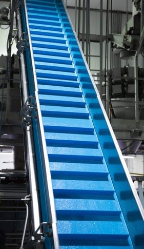 banda poliuretano con empujadores