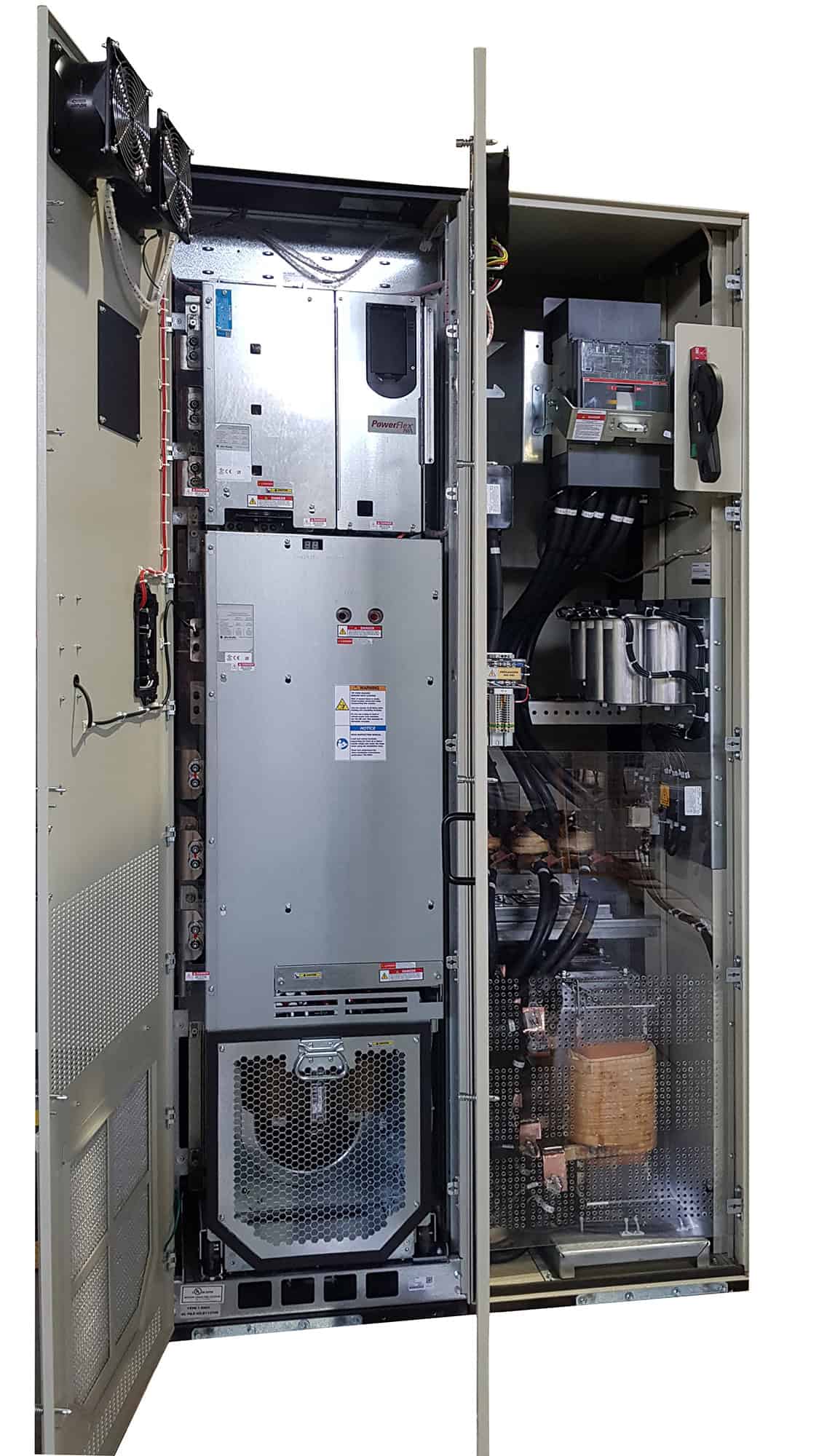 Tableros eléctricos con filtros sinusoidales