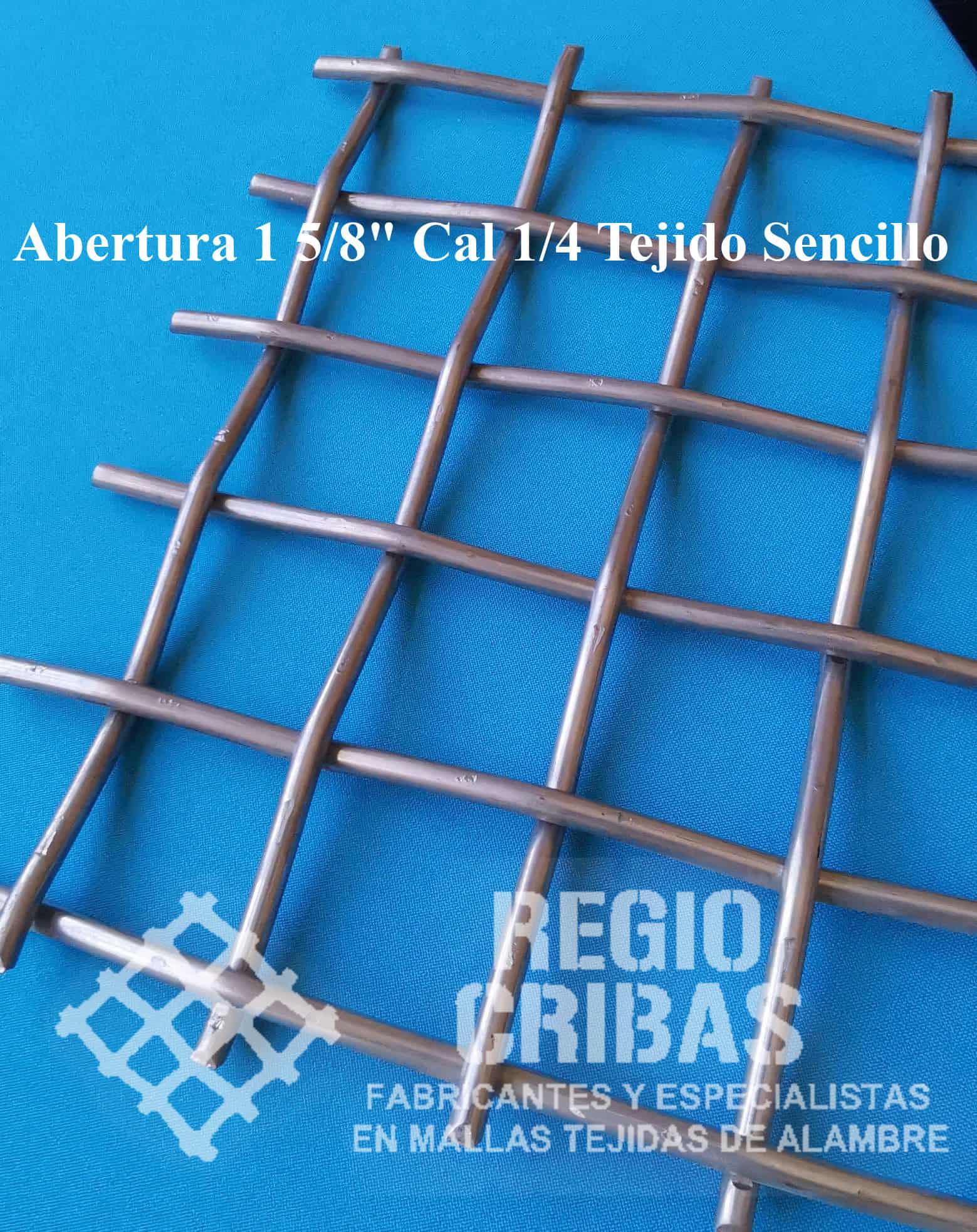Criba galvanizada ( tejido sencillo)