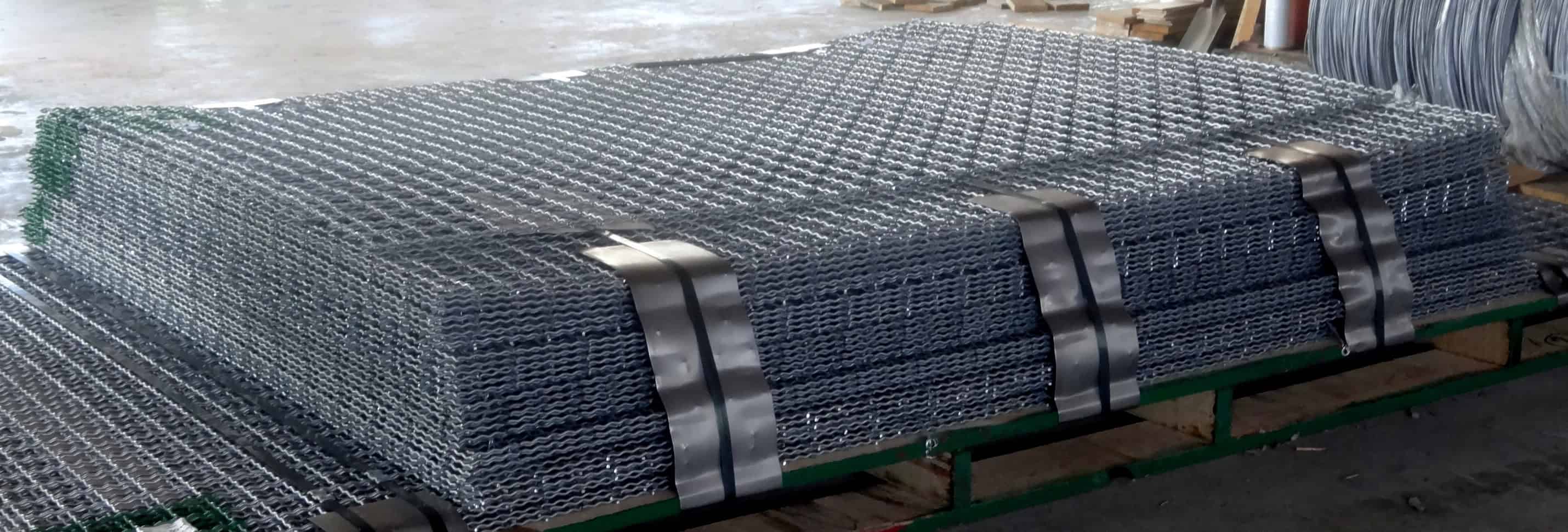 Cribas galvanizadas ( bien flejadas)