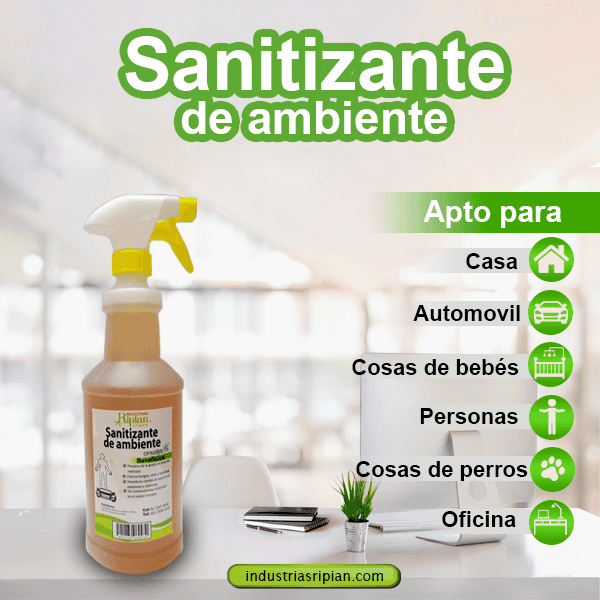 sanitizante de ambiental a base de eucalipto