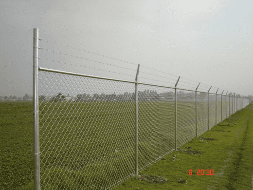 Malla ciclonica plastificada / pvc - Alambrados Protecmalla