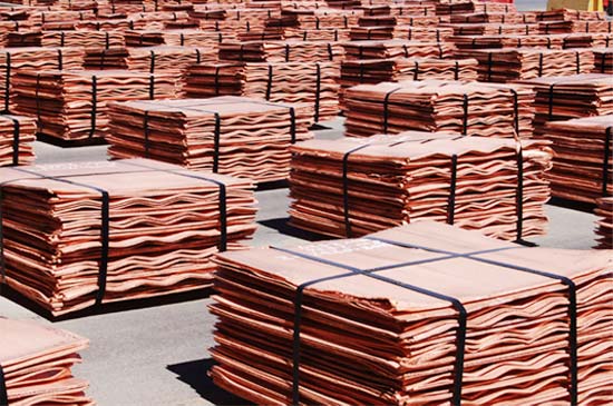 Cobre para fundición en cátodos
