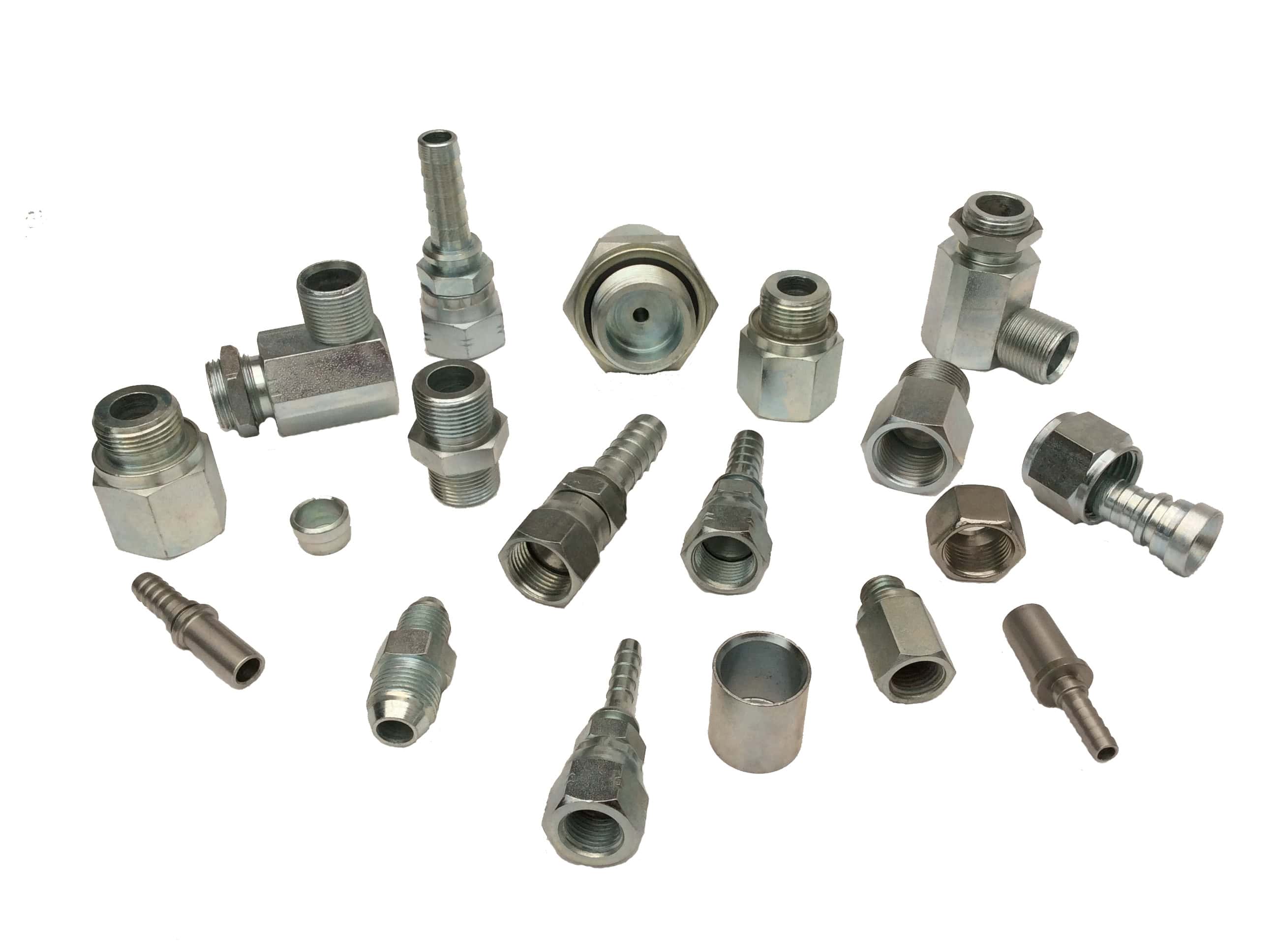 Conexiones de acero inoxidable en diferentes diametros