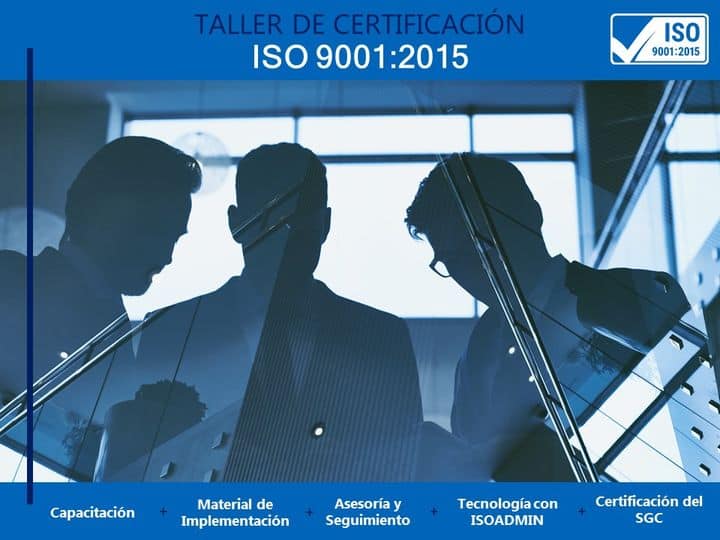 Sistemas de gestion de calidad iso 9001:2015 sesiones de capacitacion y asesoria