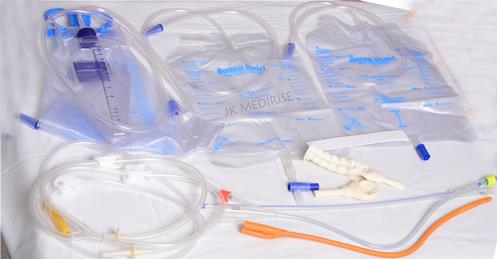 Accesorios para urologia y bolsa colectora de orina