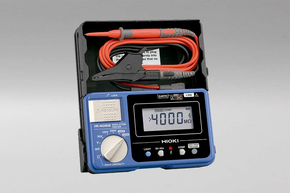 Medidor de Aislamiento Analogico Digital de 5 rangos, 1000V 4G Ohms