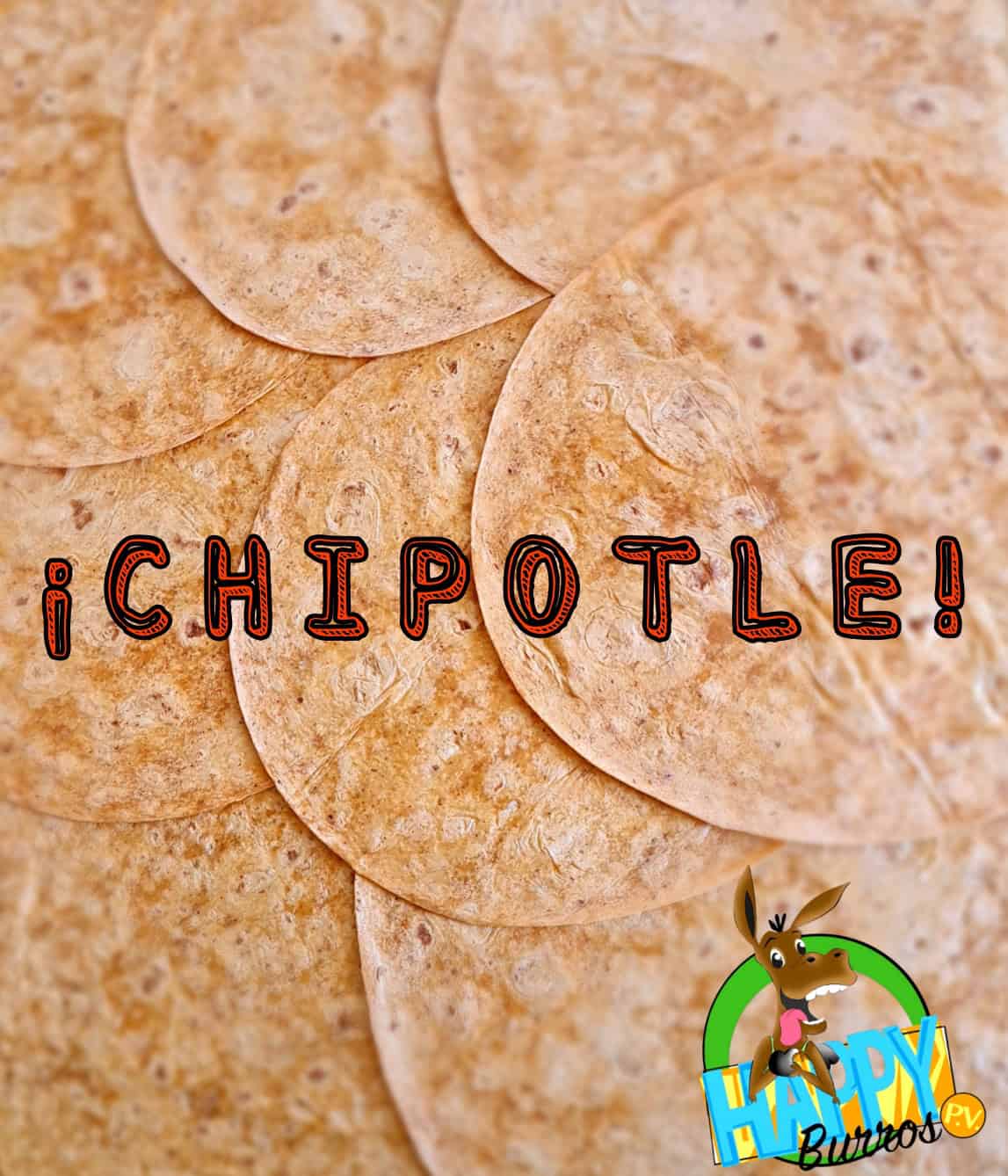 Tortillas de harina de chipotle