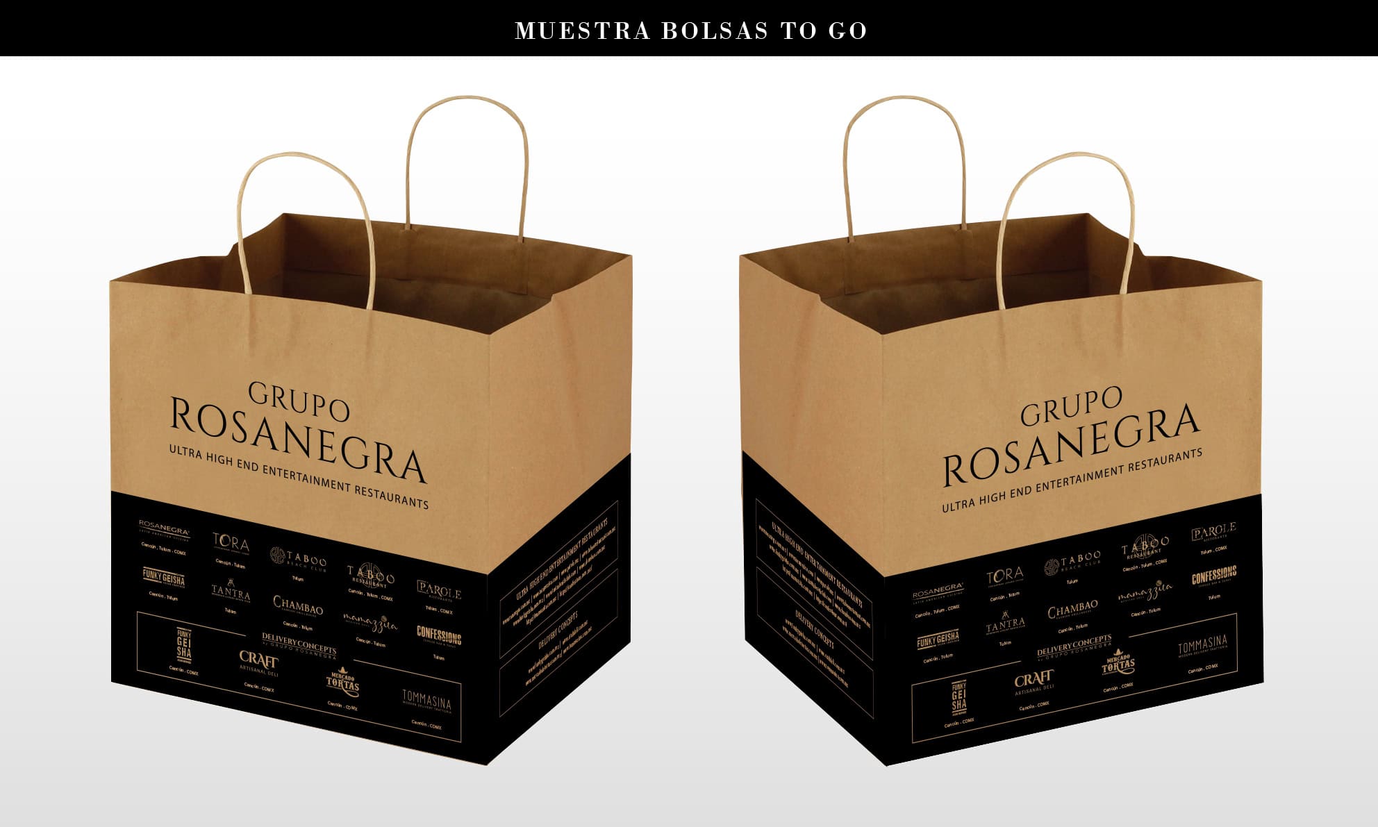Bolsas diferentes tamaños papel kraft bond couché cualquier ocasión