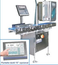 Pesaje de Productos y Etiquetado Automático Alta Velocidad DIBAL LS-4000