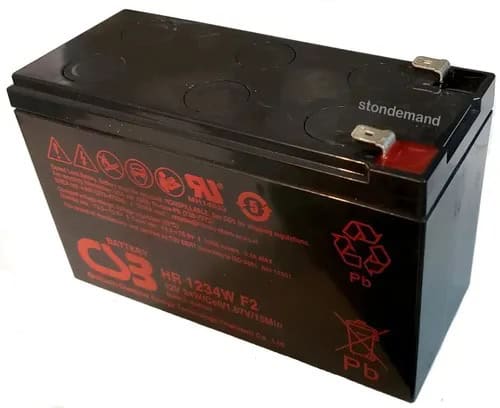 Baterías recargables CSB HR 1234W F2