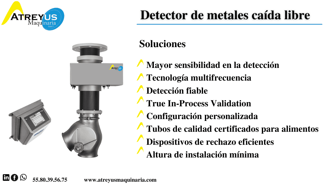 Detectores de metales de caída libre
