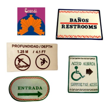 Artículos para Hotelería como Señalizadores
