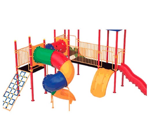 Juegos Para Niños 8MD12 Con Tobogán y Capacidad para 20 Niños de 3 a 9 Años