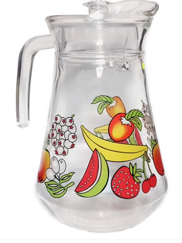 Jarras de Cristal Decoración Frutas Modelo 3106HFR 