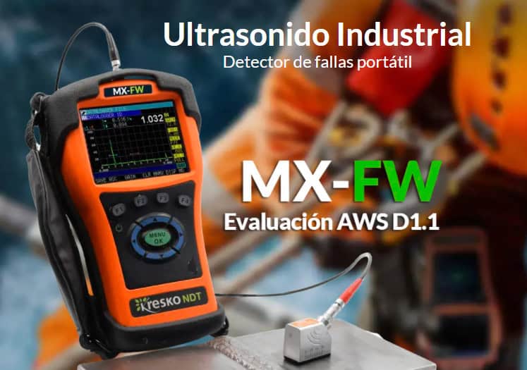 Ultrasonido Industrial Detector de Fallas MX-FW