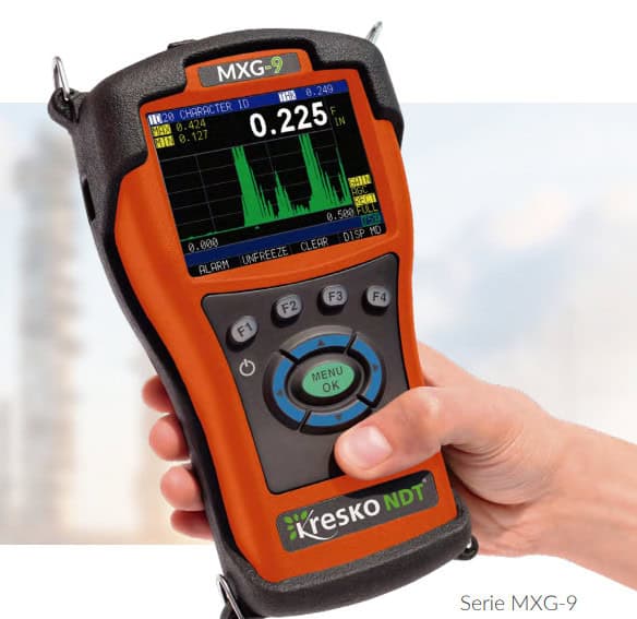 Medidor de Espesores De Estructuras Metálicas Sujetas a Corrosión MXG-9 KreskoNDT