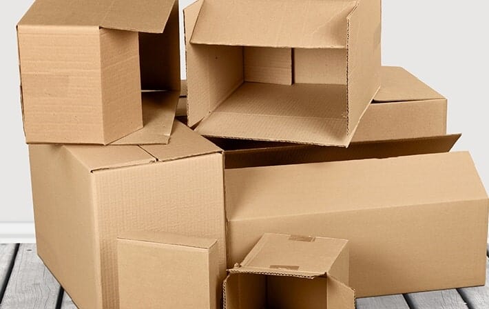 Empaques de carton para tiendas en linea 
