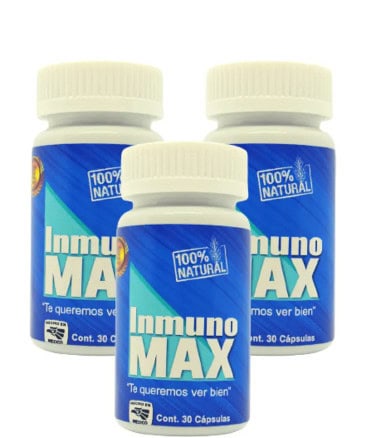 Suplementos Alimenticios Inmuno Max con Vitamina C