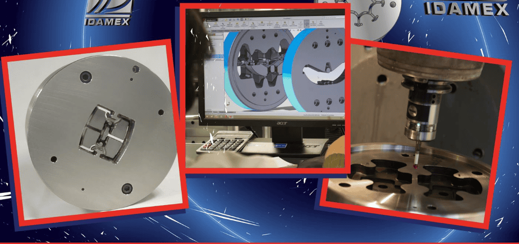 Dados de extrusion de acero