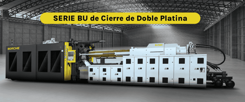 Inyectoras (maquinas de moldeo por inyeccion) SERIE BU de Cierre de Doble Platina