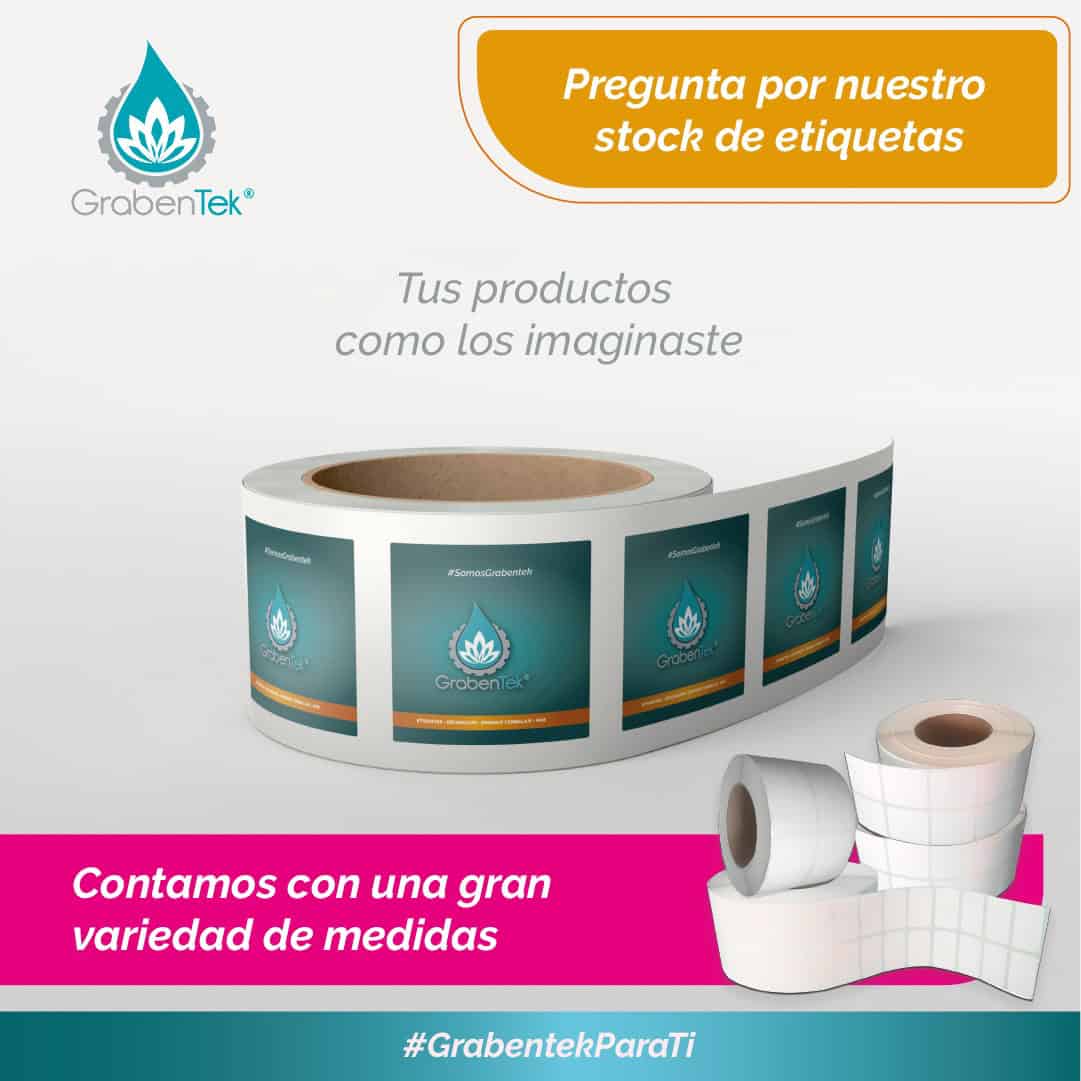 Diseño de etiquetas con marca propia varios modelos