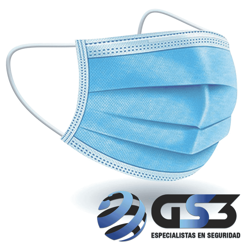 CUBREBOCAS DESECHABLES TRICAPA