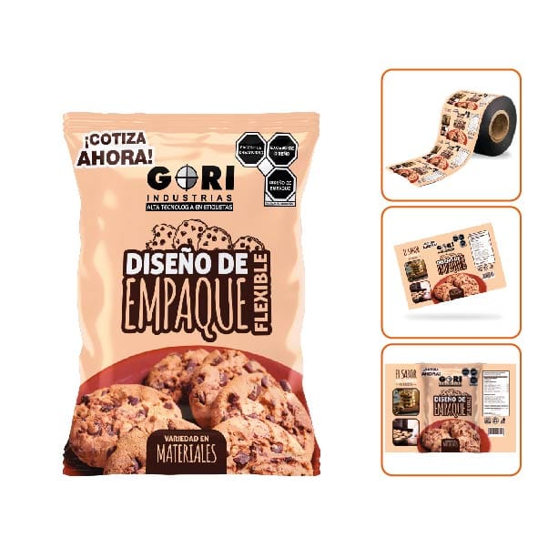Empaque flexible para alimentos