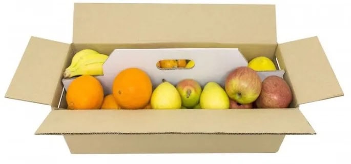 Cajas de cartón corrugado para frutas y verduras