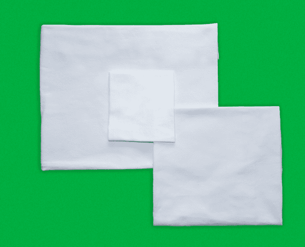 Trapos reciclables de camiseta blanco