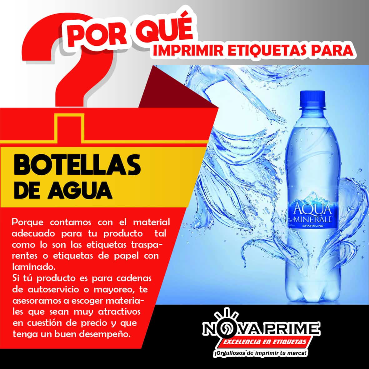 Materiales de etiquetas contra agua