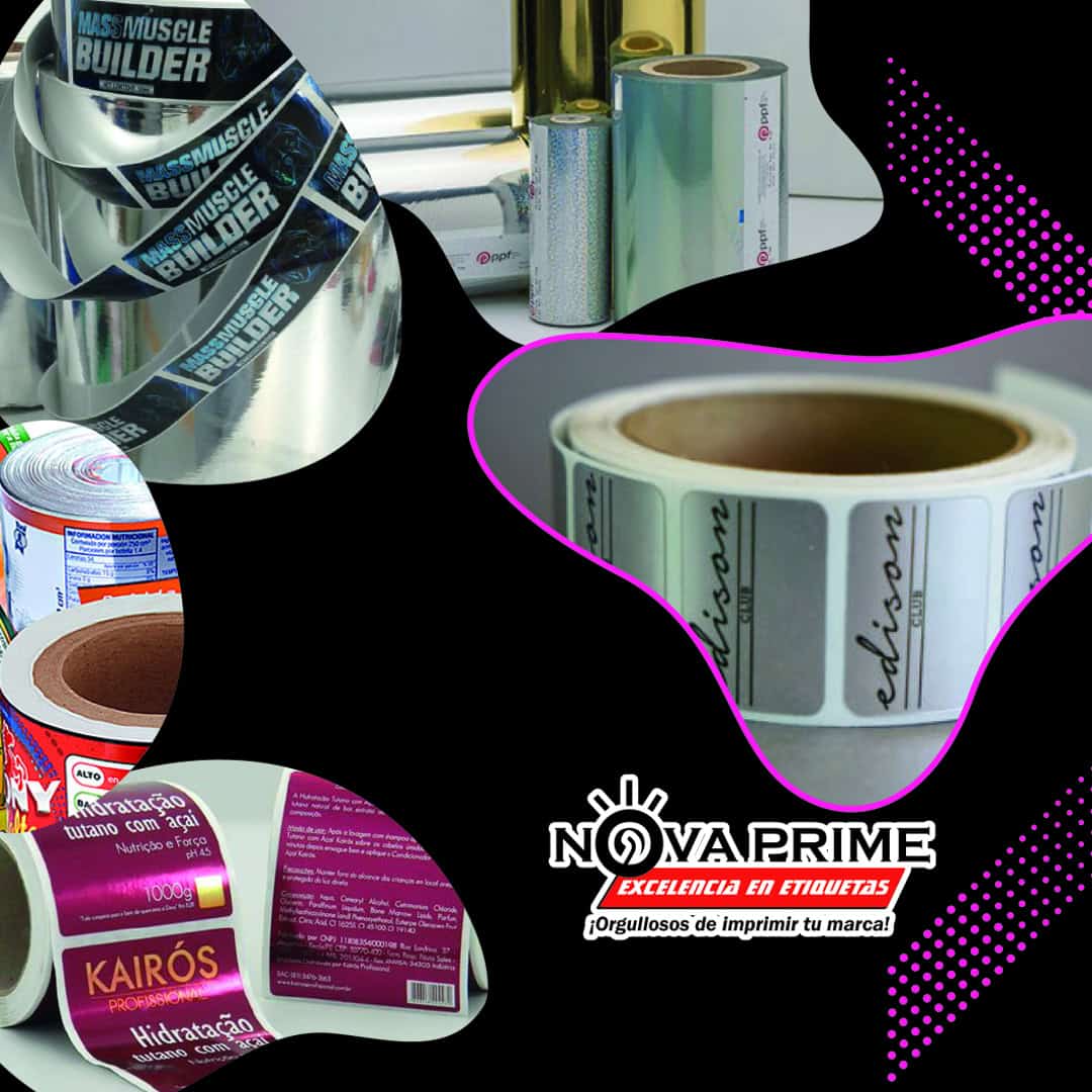 Características de etiquetas de película