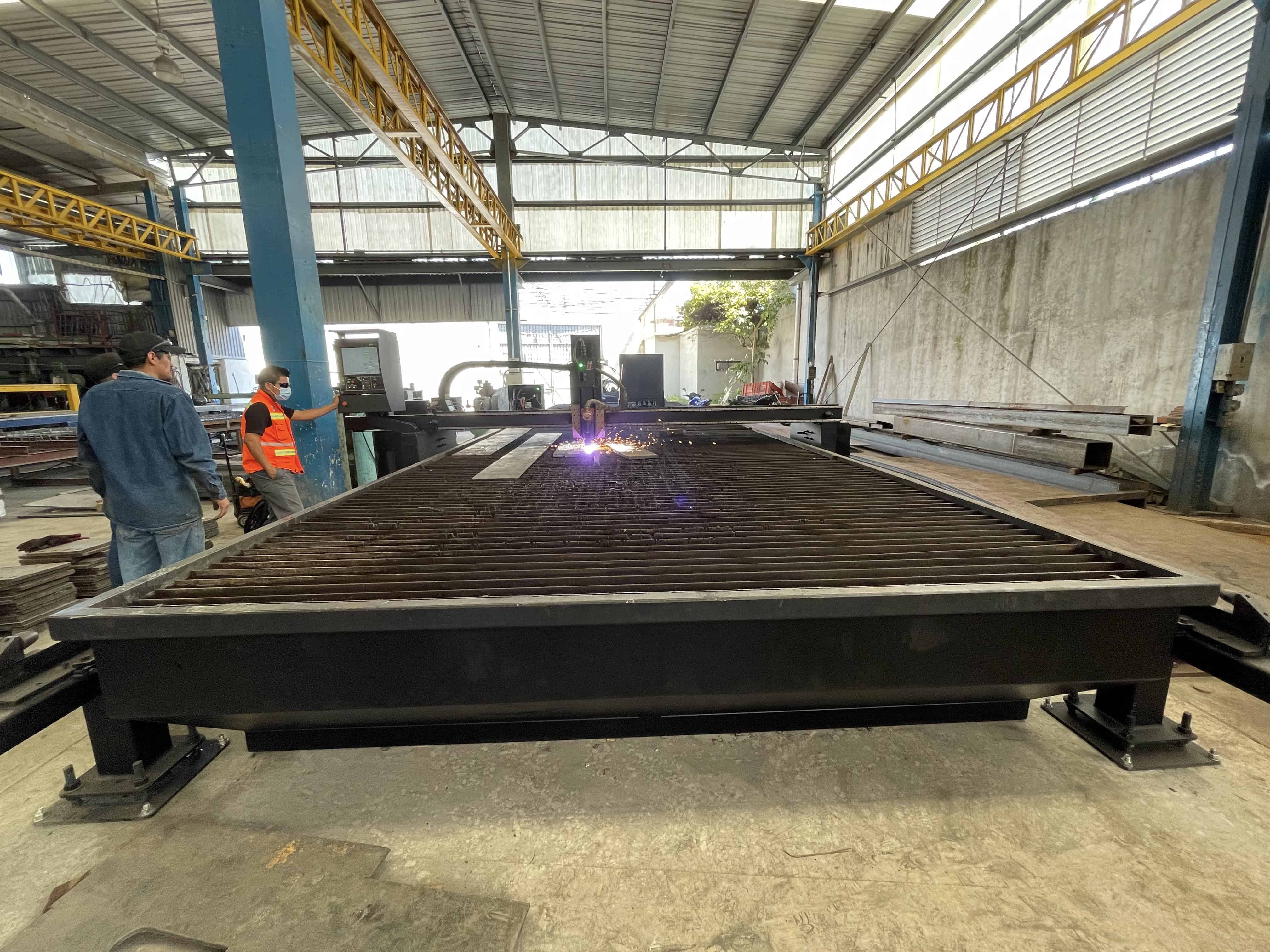Corte de placas de acero al carbón de 1.9mm a 50.8mm