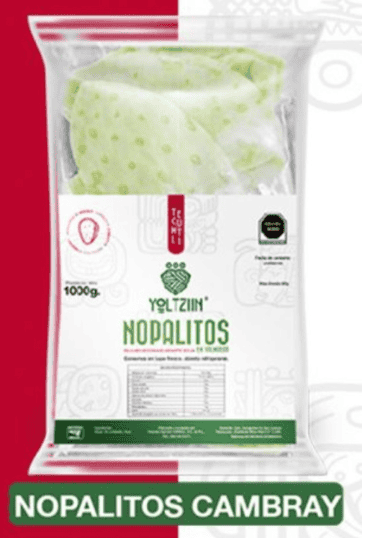 Nopales Salmuera Cambray entero