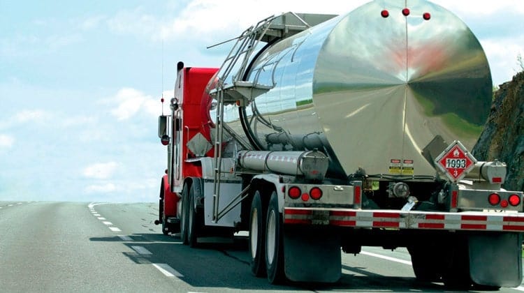 Transportación de Carga Líquida en Flexitanques