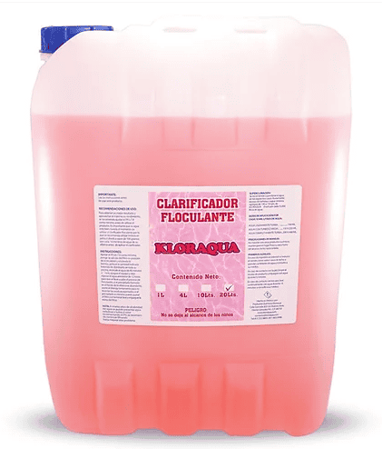 Quimicos para albercas Clarificador Floculante 20 L